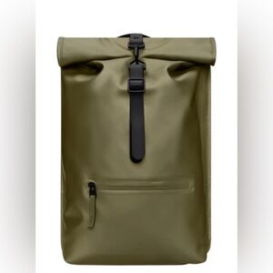 RAINS Rolltop Rucksack Bag Luggage Backpack Revel $150 NEW NWT